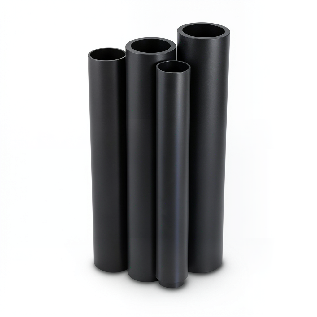 HDPE Pipes PE 80 16 Bar 250 mm OD 27.9 mm Thickness Black
