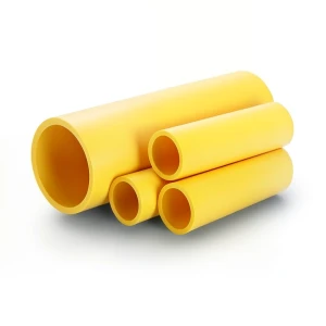 مواسير HDPE PE 80 ضغط 8 بار قطر 355 مم سمك 32.3 مم لون أصفر
