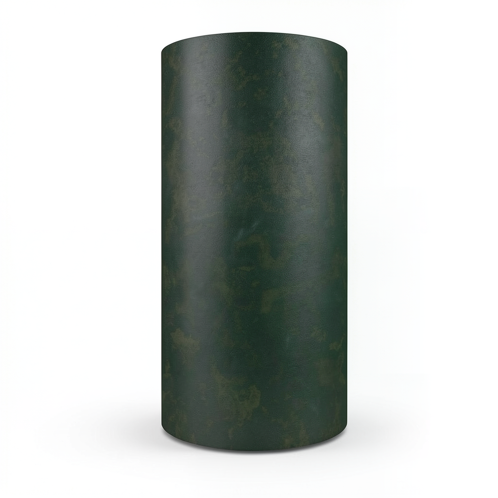 Patterned Wallpaper 10 m x 0.70 m Dark Green, Model 13023