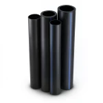 مواسير HDPE PE 80 ضغط 16 بار قطر 280 مم سمك 31.3 مم لون أسود