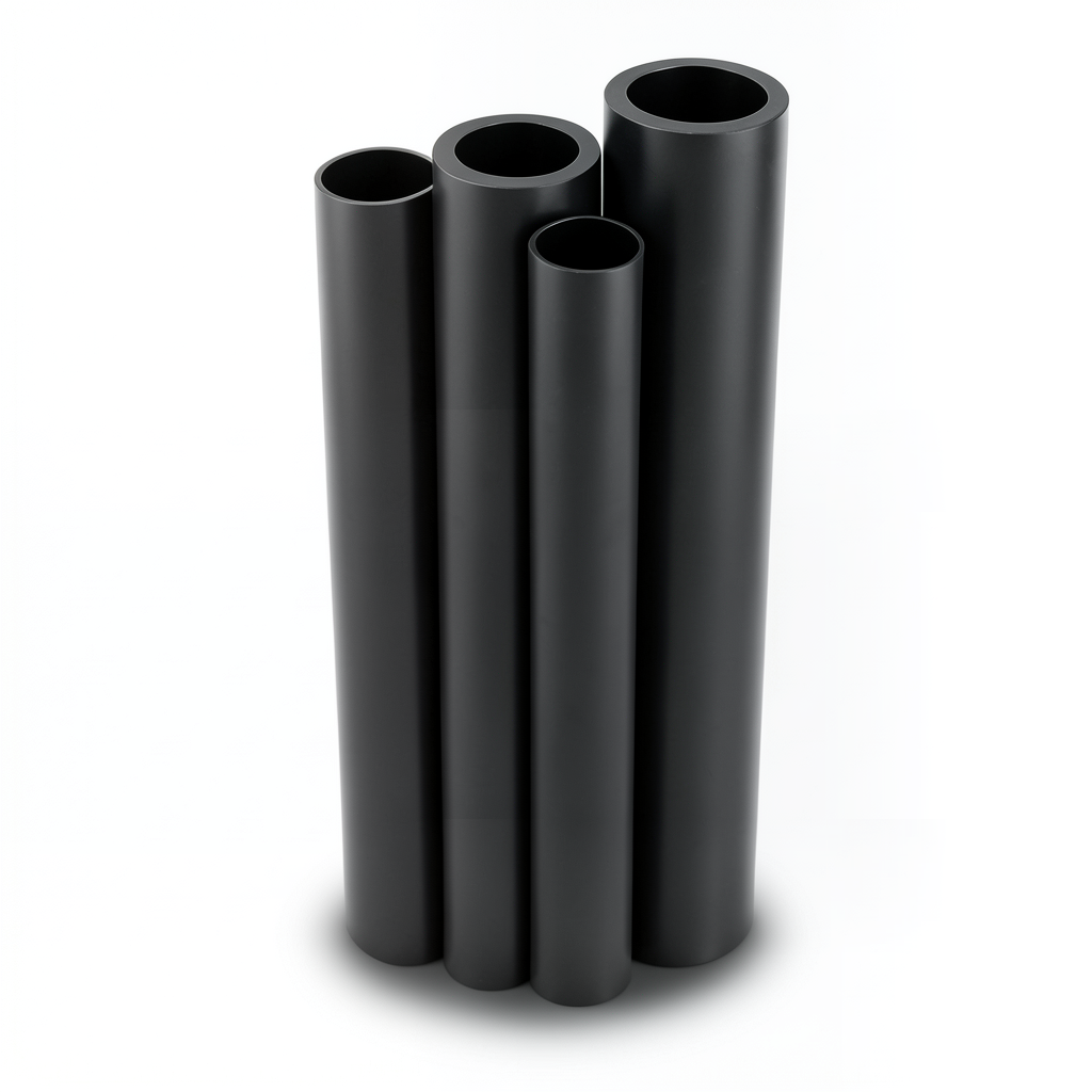 HDPE Pipes PE 80 Pressure 16 Bar Diameter 315 mm Thickness 35.2 mm Black