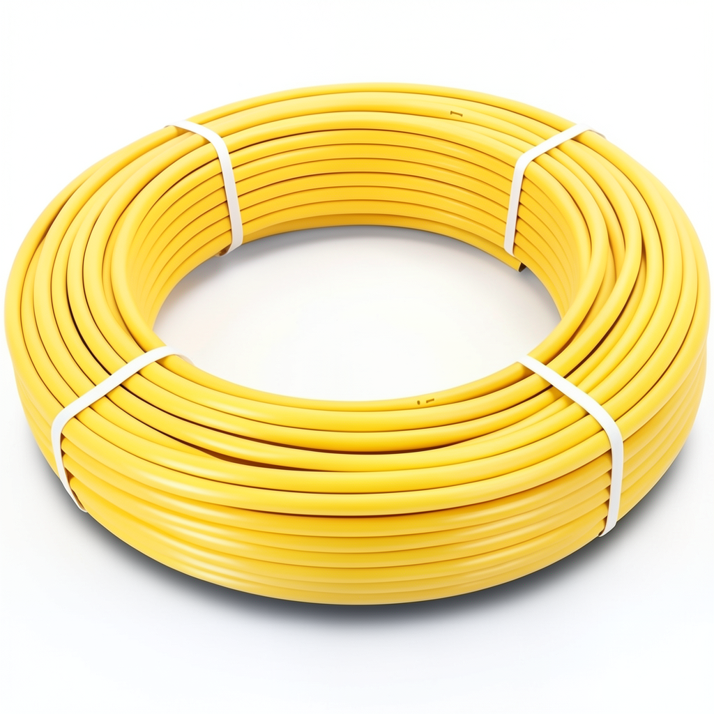 HDPE Pipes PE 80 Pressure 8 Bar OD 50 mm Thickness 4.6 mm Yellow