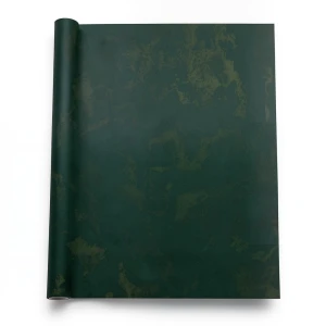 Patterned Wallpaper 10 m x 0.70 m Dark Green, Model 13023