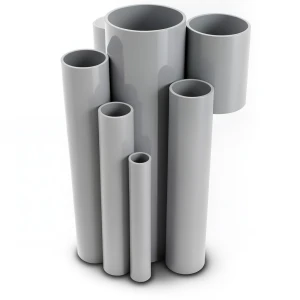 UPVC Pipes 6 Bar Pressure 710 mm Diameter 20.7 mm Thickness Gray
