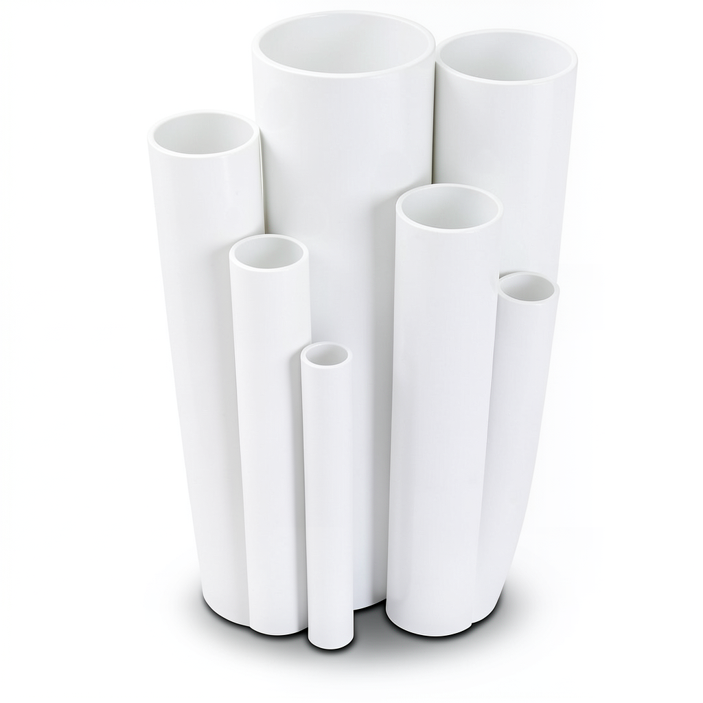 UPVC Pipes Pressure 2.5 Bar Outside Diameter 160 mm Thickness 1.8 mm White