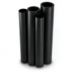HDPE Pipes PE 80 Pressure 16 Bar Diameter 560 mm Thickness 62.5 mm Black