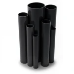 مواسير UPVC ضغط 2.5 بار قطر خارجي 160 مم سمك 1.8 مم لون اسود