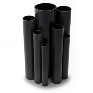 مواسير UPVC ضغط 2.5 بار قطر خارجي 160 مم سمك 1.8 مم لون اسود