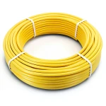 HDPE Pipes PE 100 Pressure 10 Bar 50 mm OD 4.6 mm Thick Yellow