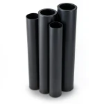 مواسير HDPE PE 100 ضغط 10 بار قطر خارجي 355 مم سمك 32.3 مم لون أسود
