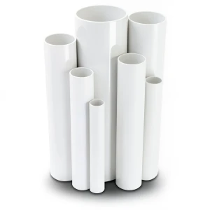 UPVC Pipes Nominal Pressure 6 Bar Outside Diameter 160 mm Thickness 4.7 mm White