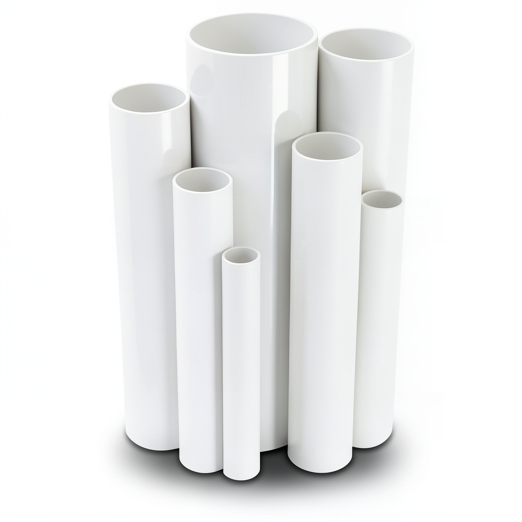 مواسير UPVC ضغط 6 بار قطر خارجي 160 مم سمك 4.7 مم لون أبيض