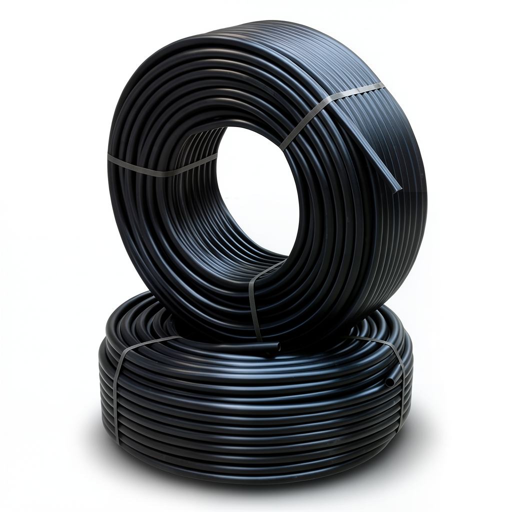 أنابيب HDPE الراجحي PE 80 ضغط 16 بار قطر خارجي 63 مم سمك 7.1 مم لون أسود