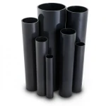 UPVC Pipes Pressure 6 Bar Outside Diameter 800 mm Thickness 23.3 mm Black