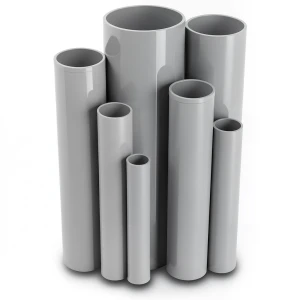 UPVC Pipes Pressure 6 Bar Outside Diameter 800 mm Thickness 23.3 mm Gray