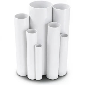 مواسير UPVC ضغط 2.5 بار قطر خارجي 500 مم سمك 4 مم لون أبيض