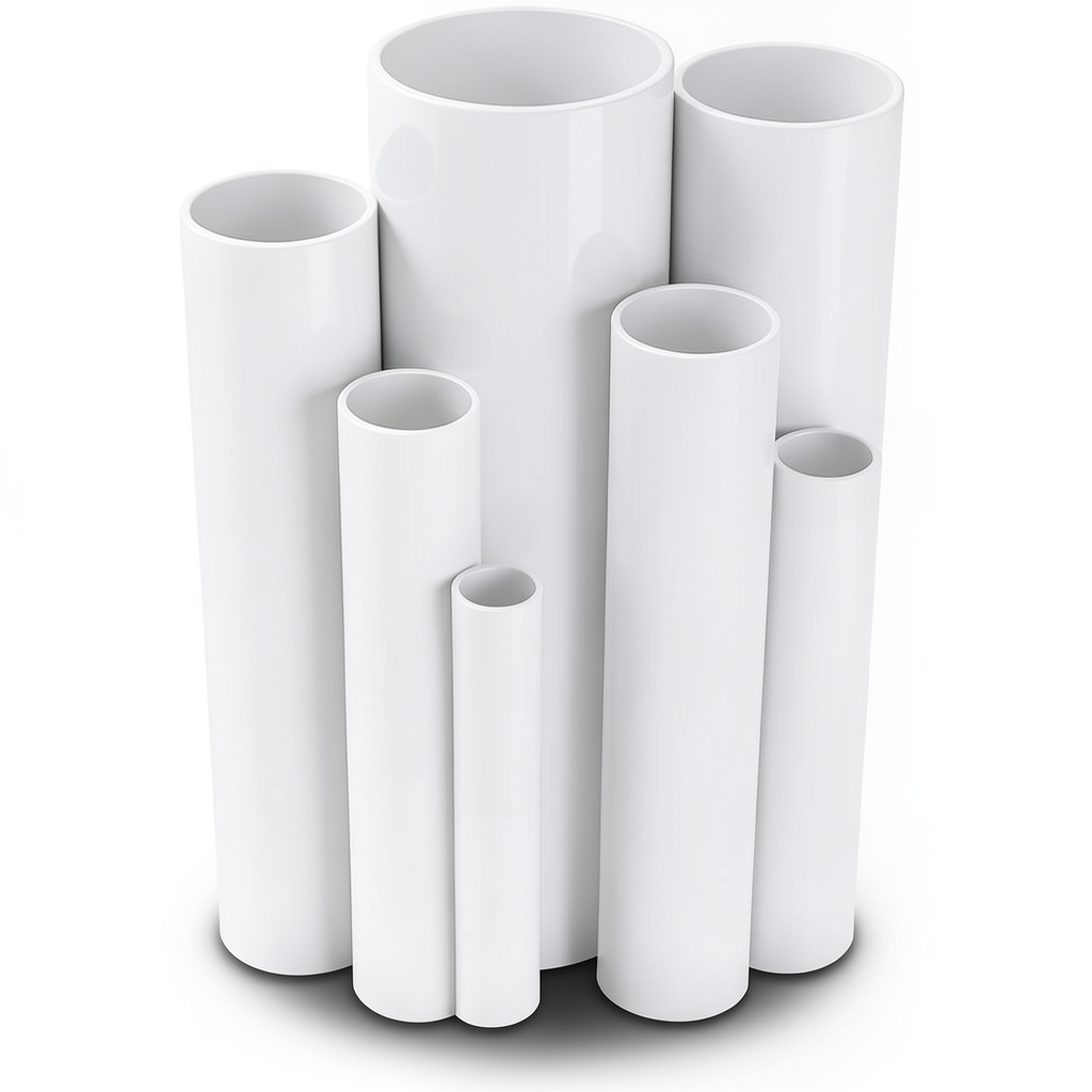 UPVC Pipes 2.5 Bar Pressure 500 mm Diameter 4 mm Thickness White