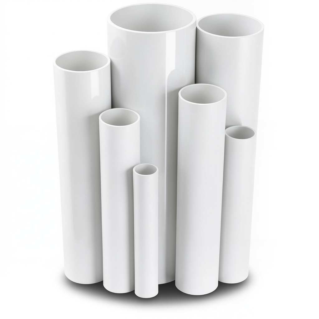 UPVC Pipes 2.5 Bar Pressure 500 mm Diameter 4 mm Thickness White