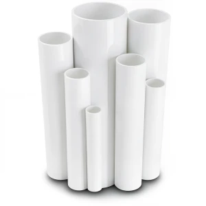 مواسير UPVC ضغط 4 بار قطر خارجي 500 مم سمك 9.8 مم لون أبيض