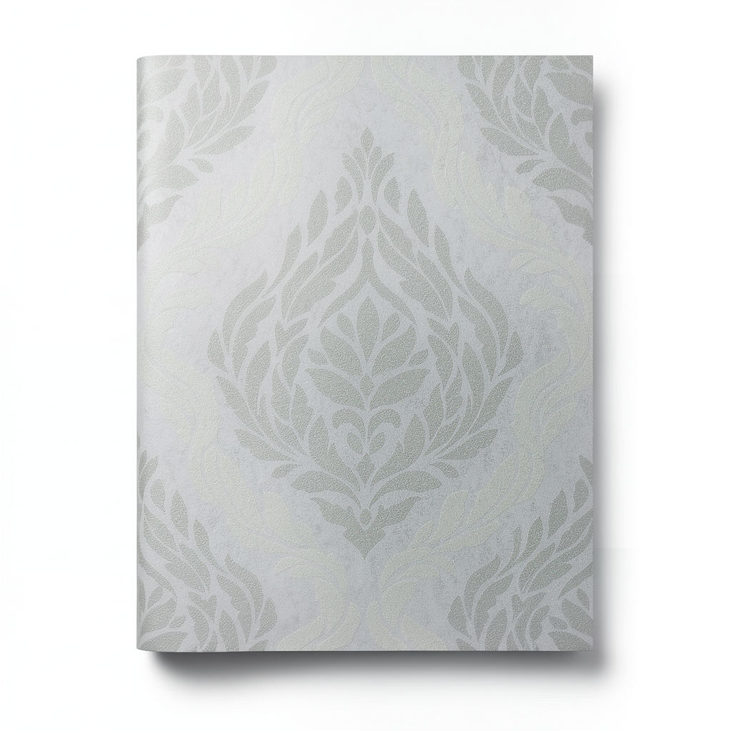 German Wallpaper Gray Color 10m x 0.53m, Model 10060-31