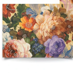 Italian Wall Decoration 10m x 0.73m Multicolor, Model 24104