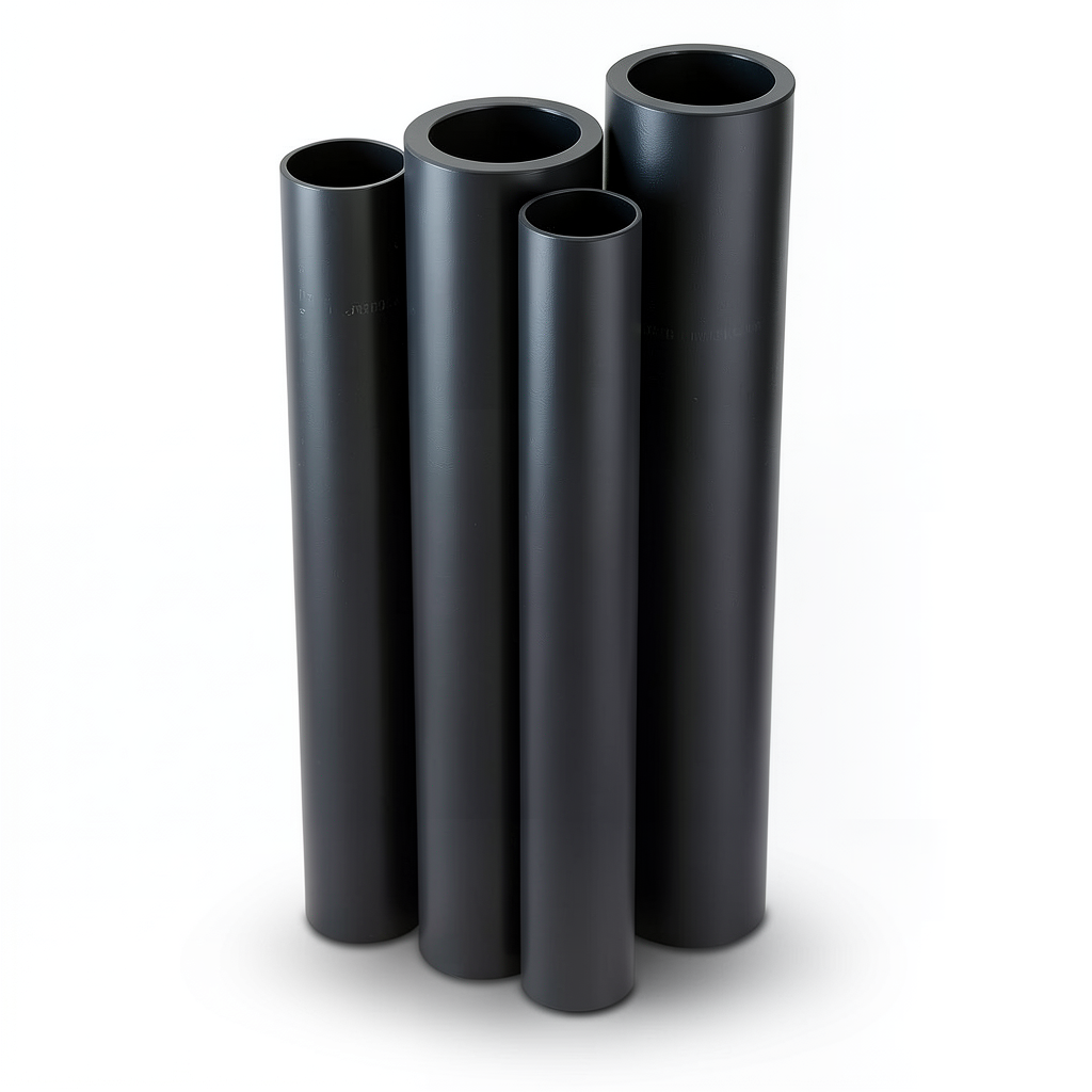 مواسير HDPE PE 80 ضغط 16 بار قطر 280 مم سمك 31.3 مم لون أسود