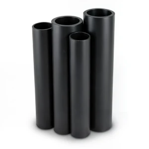 مواسير HDPE PE 80 ضغط 16 بار قطر خارجي 250 مم سمك 27.9 مم لون أسود