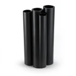 مواسير HDPE PE 80 ضغط 16 بار قطر 280 مم سمك 31.3 مم لون أسود