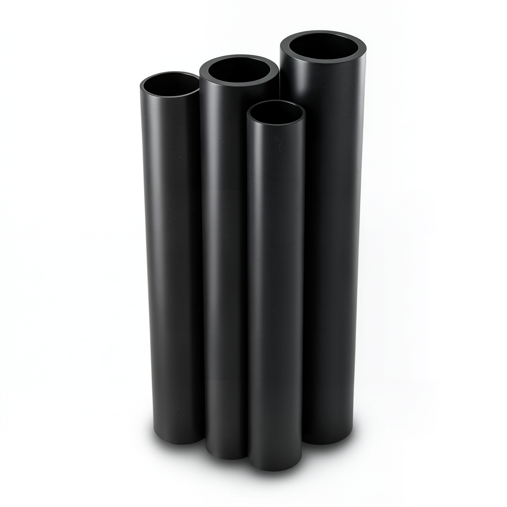 HDPE Pipes PE 80 Pressure 16 Bar Diameter 315 mm Thickness 35.2 mm Black