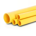 HDPE Pipes PE 80 Pressure 8 Bar 400 mm Diameter 36.4 mm Thickness Yellow
