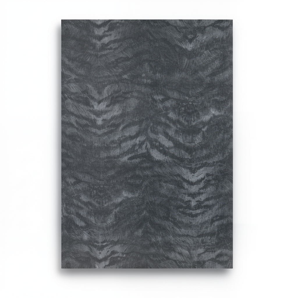 Italian Wallpaper Patterned Design 10 m x 0.70 m Dark Gray