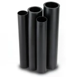 مواسير HDPE PE 80 ضغط 16 بار قطر خارجي 400 مم سمك 44.7 مم لون أسود
