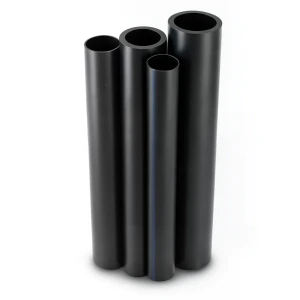 High Density Polyethylene HDPE Pipes PE 80 Pressure 16 Bar Outside Diameter 450 mm Thickness 50.3 mm Black