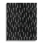 German Wallpaper 10m x 0.53m Black, Model 10061-37