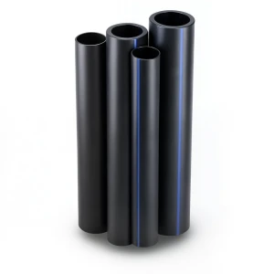 مواسير HDPE PE 80 ضغط 16 بار قطر خارجي 500 مم سمك 55.8 مم وزن 77.3 كجم/م لون أسود