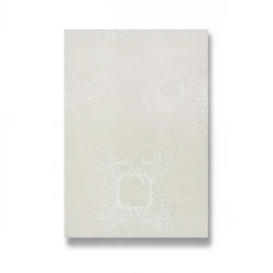 Patterned Wallpaper 10 m x 0.70 m Pale Beige, Model 13033