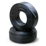 HDPE Pipes PE 100 6 Bar Pressure 125 mm Diameter 4.8 mm Thickness Black