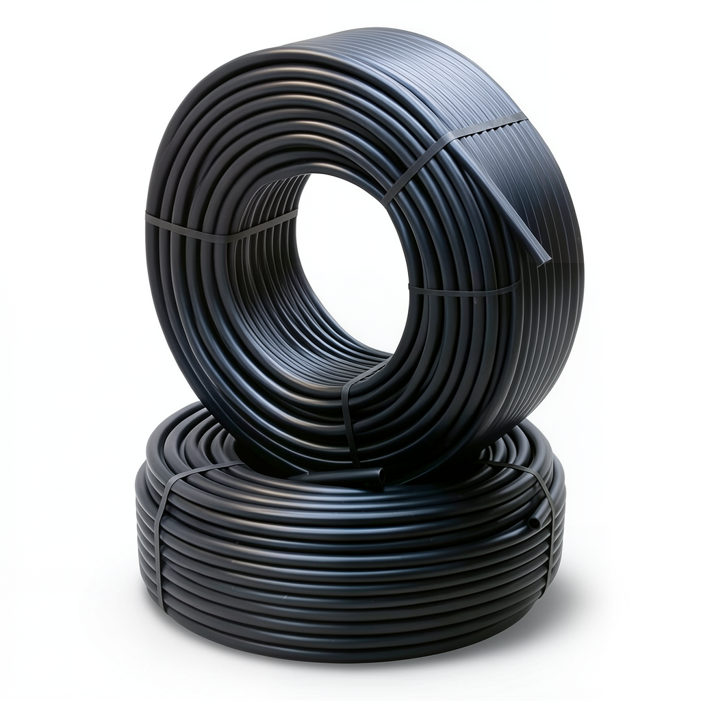 HDPE Pipes PE 100 6 Bar Pressure 125 mm Diameter 4.8 mm Thickness Black