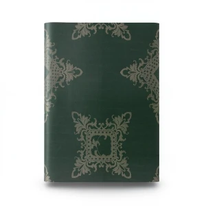 Italian Wallpaper Patterned Design 10m x 0.70m Dark Green
