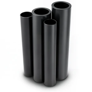 مواسير HDPE PE 80 ضغط 16 بار قطر 560 مم سمك 62.5 مم أسود