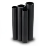 HDPE Pipes PE 100 Pressure 6 Bar Outer Diameter 180 mm Thickness 6.9 mm Black