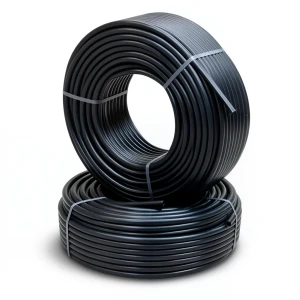 HDPE Pipes PE 80 Pressure 16 Bar Outside Diameter 25 mm Thickness 2.8 mm Black