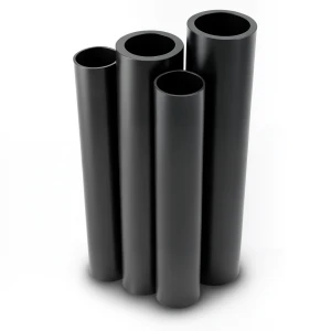HDPE Pipes PE 100 Pressure 6 Bar Outer Diameter 200 mm Thickness 7.7 mm Black