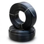 Al-Rajhi HDPE Pipes PE 80 Pressure 16 Bar Diameter 32 mm Thickness 3.6 mm Black