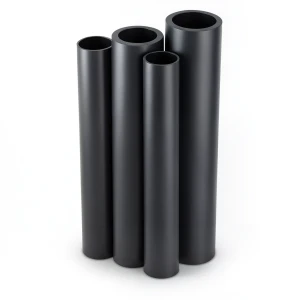 أنابيب HDPE PE 100 ضغط 6 بار قطر خارجي 225 مم سمك 8.6 مم لون أسود