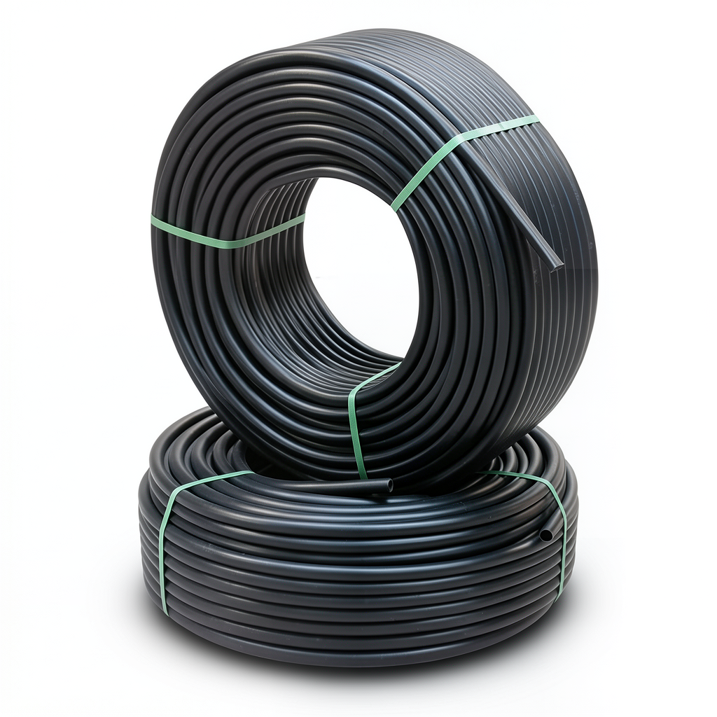 أنابيب HDPE الراجحي PE 80 ضغط 16 بار قطر خارجي 40 مم سمك 4.5 مم لون أسود