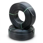 أنابيب HDPE الراجحي PE 80 ضغط 16 بار قطر خارجي 40 مم سمك 4.5 مم لون أسود