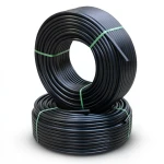 Al-Rajhi HDPE Pipes PE 80 Pressure 16 Bar 40 mm OD Thickness 4.5 mm Black