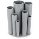 UPVC Pipes 2.5 Bar Pressure 500 mm Diameter 4 mm Thickness Gray