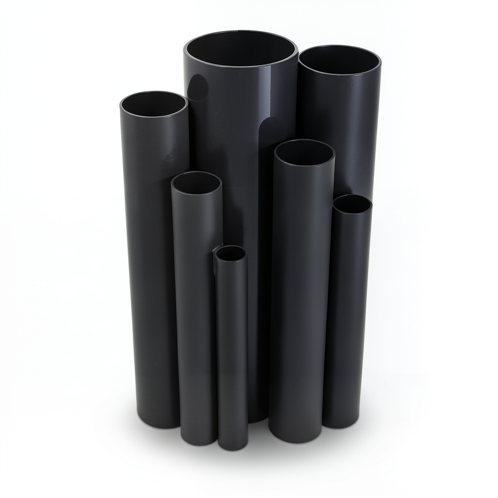 UPVC Pipes 2.5 Bar Pressure 500 mm Diameter 4 mm Thickness Black